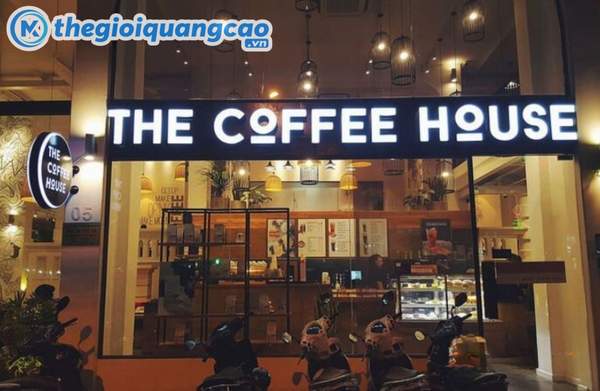 Mẫu bảng hiệu quảng c&aacute;o The Coffe House