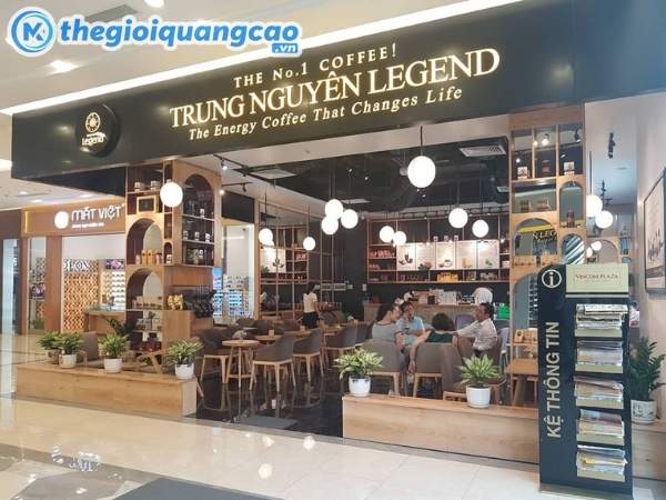  Mẫu biển hiệu quảng c&aacute;o cafe Trung Nguy&ecirc;n Legend 