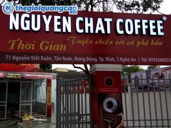 Mẫu bảng hiệu qu&aacute;n cafe đẹp
