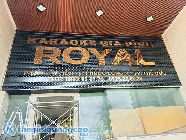 Thiết kế bảng hiệu karaoke theo yêu cầu