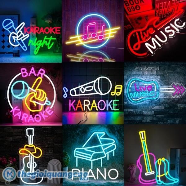 Làm bảng hiệu đèn neon sign karaoke