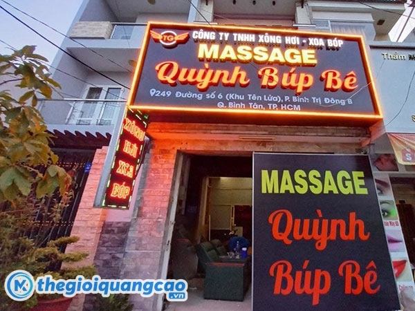 B&aacute;o gi&aacute; bảng hiệu massage