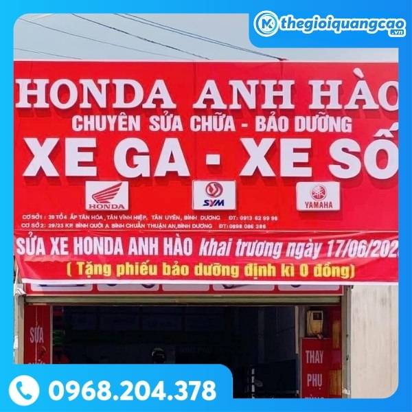 Bảng Hiệu Sửa Xe