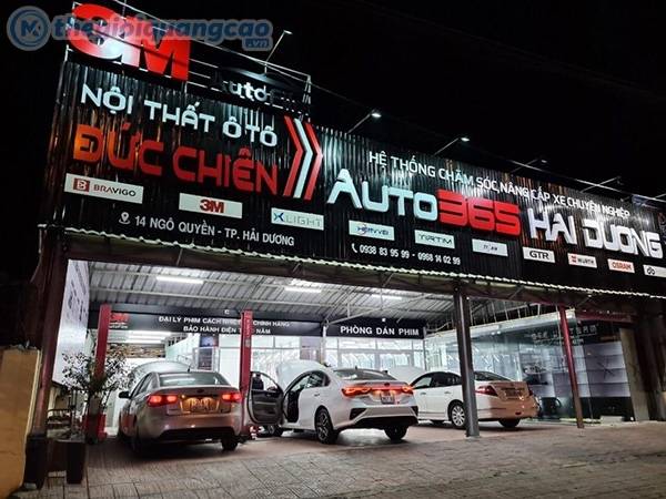 Mẫu biển quảng c&aacute;o sửa xe &ocirc; t&ocirc;