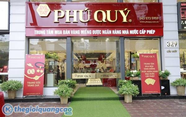 Thiết kế bảng hiệu tiệm v&agrave;ng đẹp chuy&ecirc;n nghiệp theo y&ecirc;u cầu tại HCM