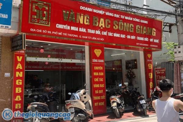 Quy định k&iacute;ch thước bảng hiệu tiệm v&agrave;ng