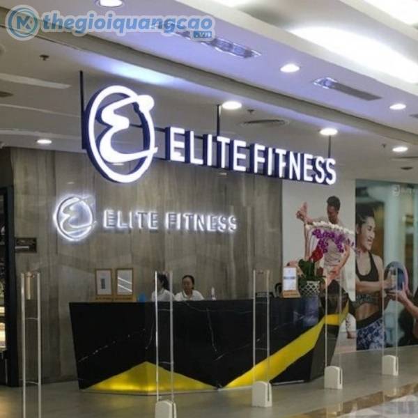 Mẫu bảng hiệu quảng c&aacute;o Eelite Fitness