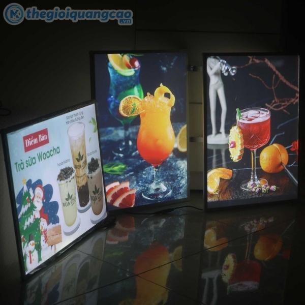 Bảng menu đ&egrave;n LED để b&agrave;n