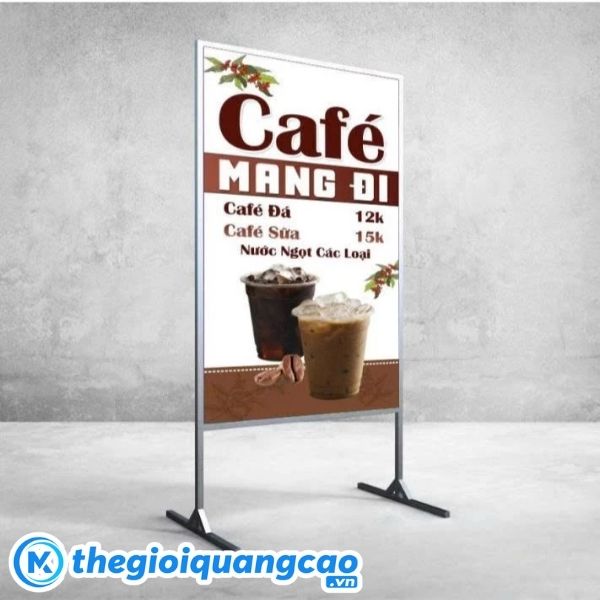Thiết kế mẫu biển vẫy cafe theo y&ecirc;u cầu gi&aacute; rẻ tại TPHCM