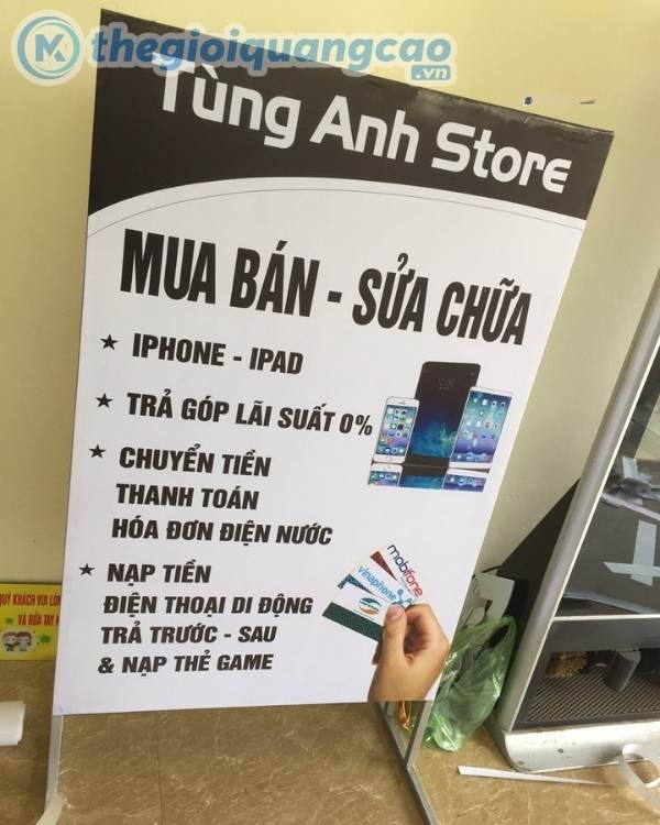 Biển vẫy điện thoại bạt hiflex