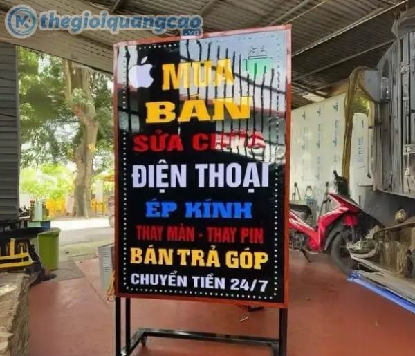 Mẫu biển vẫy điện thoại đẹp