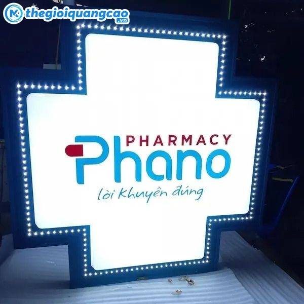 Mẫu hộp đèn mica phẳng