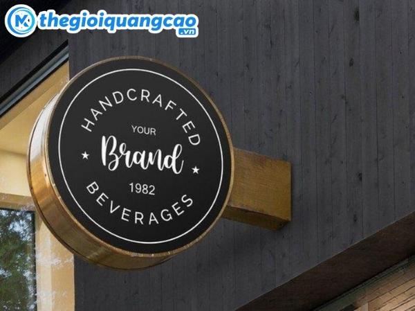 Kích thước biển vẫy tròn thông dụng 