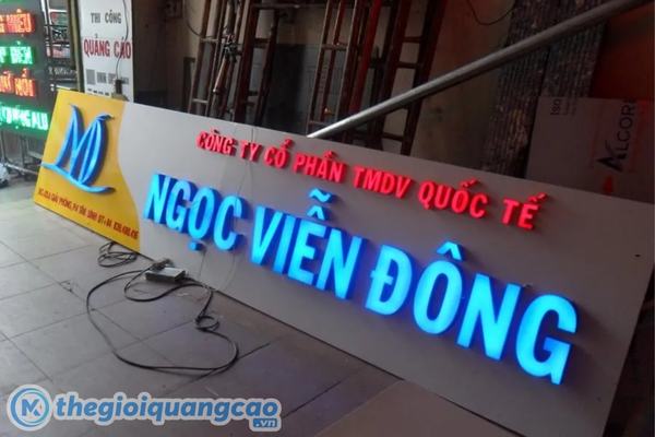 chữ nổi alu gắn đ&egrave;n led