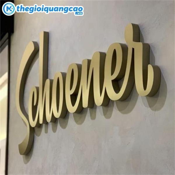L&iacute; do n&ecirc;n chọn chữ nổi inox để l&agrave;m bảng hiệu