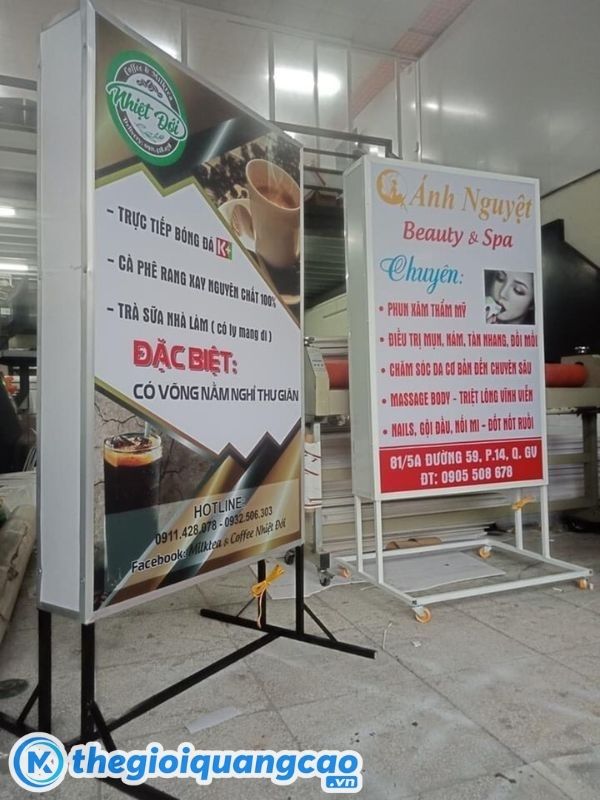 Làm bảng hiệu hộp đèn hiflex đẹp, giá rẻ tại Thế Giới Quảng Cáo