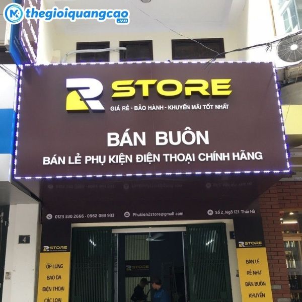 Biển alu chữ nổi có giá thành hợp lý nhưng chất lượng cao