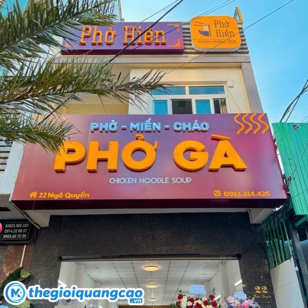 Thi công bảng hiệu alu chữ nổi mica giá rẻ HCM