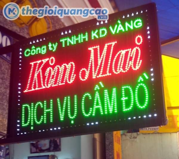 Làm bảng led quảng cáo ngoài trời