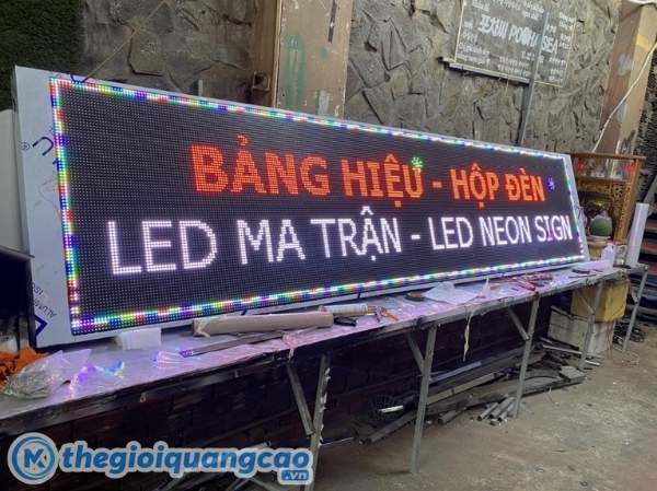 Làm bảng hiệu led chạy chữ uy tín, chất lượng