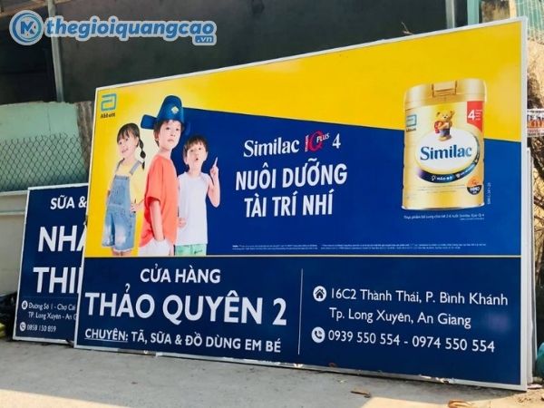 Thi công bảng hiệu quảng cáo bạt hiflex giá rẻ tại TPHCM