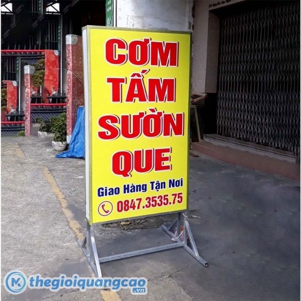 Mẫu bảng hiệu hiflex hộp đèn đẹp