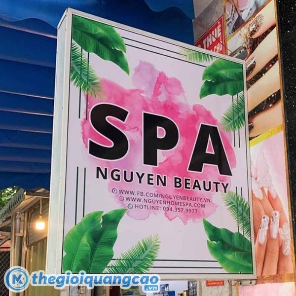 Làm bảng hiệu hộp đèn biển vẫy giá rẻ