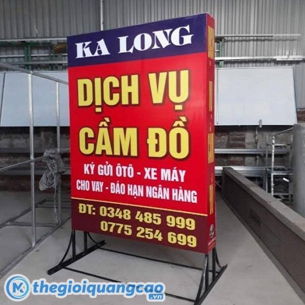 Thi công bảng hiệu hộp đèn bạt hiflex tại tphcm