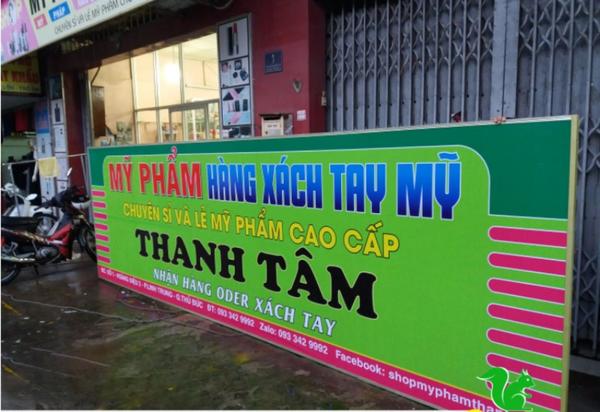 Làm bảng hiệu giá rẻ quận Tân Phú với bạt Hiflex