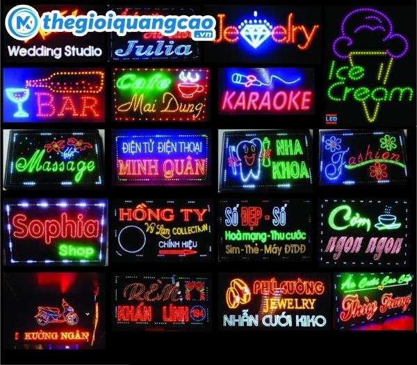 Dịch vụ làm bảng hiệu ở HCM