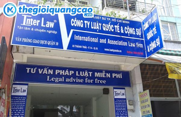 Thi công bảng hiệu giá rẻ ở TPHCM