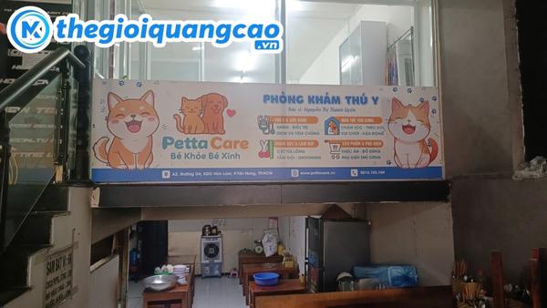 Làm bảng hiệu quảng cáo Hiflex cho phòng khám thú ý