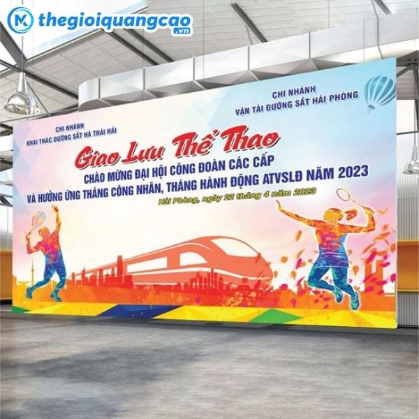 In backdrop lấy liền cho sự kiện