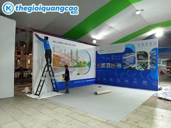 Mẫu backdrop PP bồi Formex